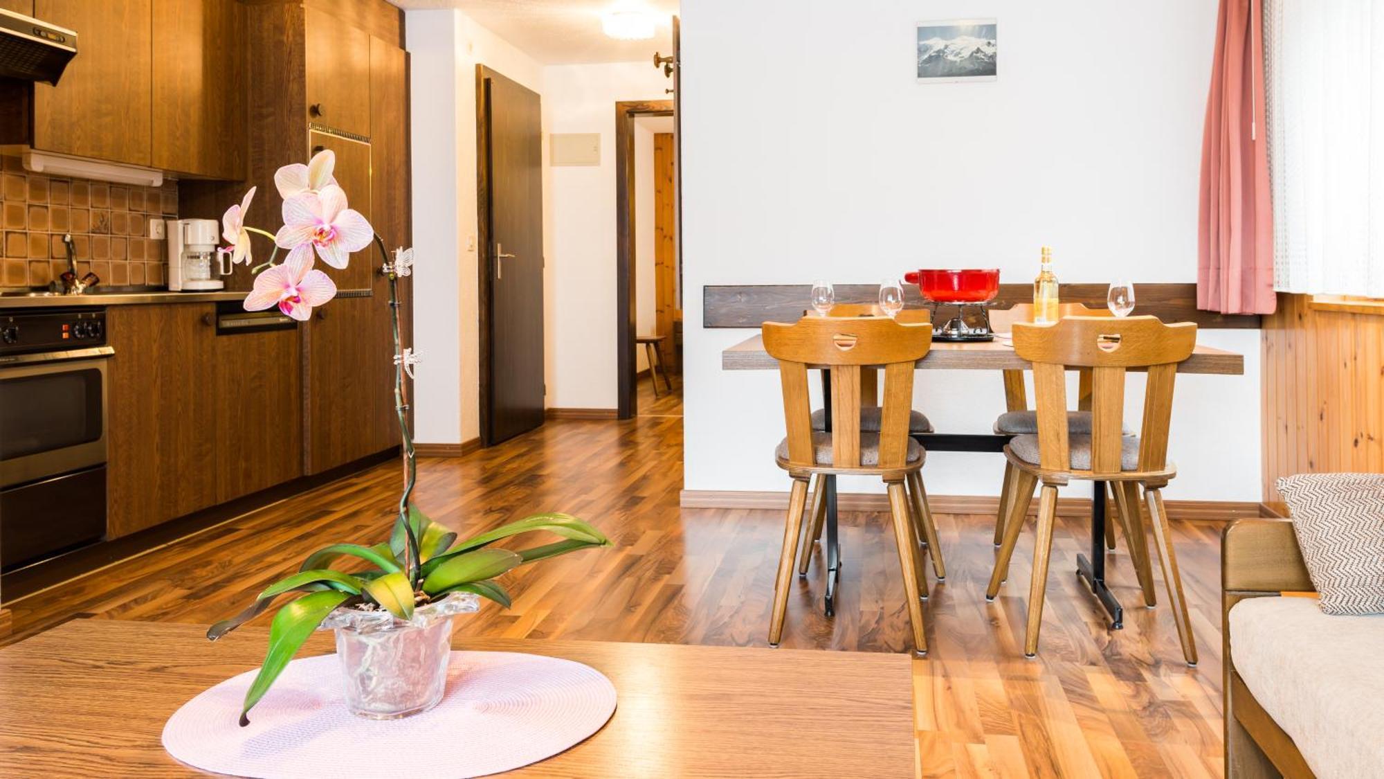 Apartmán Haus Alba Saas-Almagell Pokoj fotografie